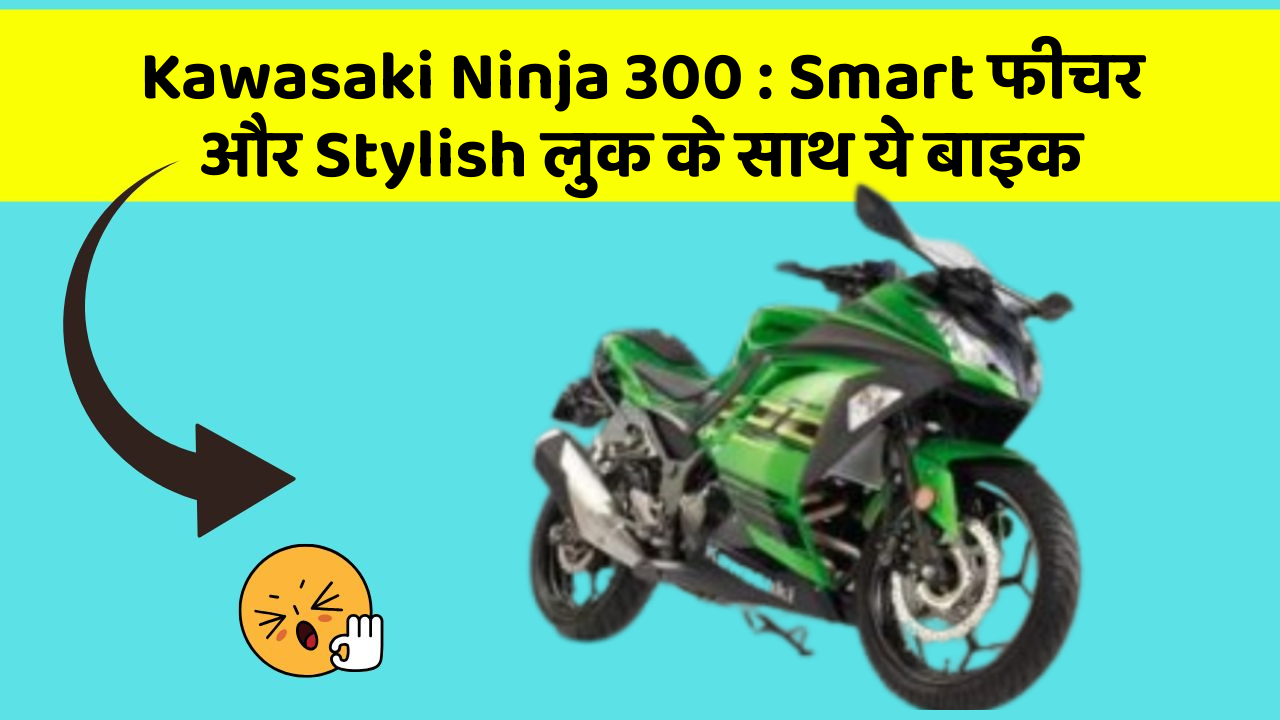 Kawasaki Ninja 300 : Smart फीचर और Stylish लुक के साथ ये बाइक